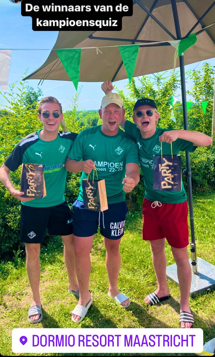 genemuiden2's tweet photo. Dat was ‘m dan!👌🏻

Vier dagen Maastricht als afsluiter van het tweede kampioenschap op rij in de Reserve Hoofdklasse. Wat een genot!☀️🥇 

Nu lekker een paar weken vakantie, tot later volgers!

#1TEAM1TAAK https://t.co/VRA0qaqduR