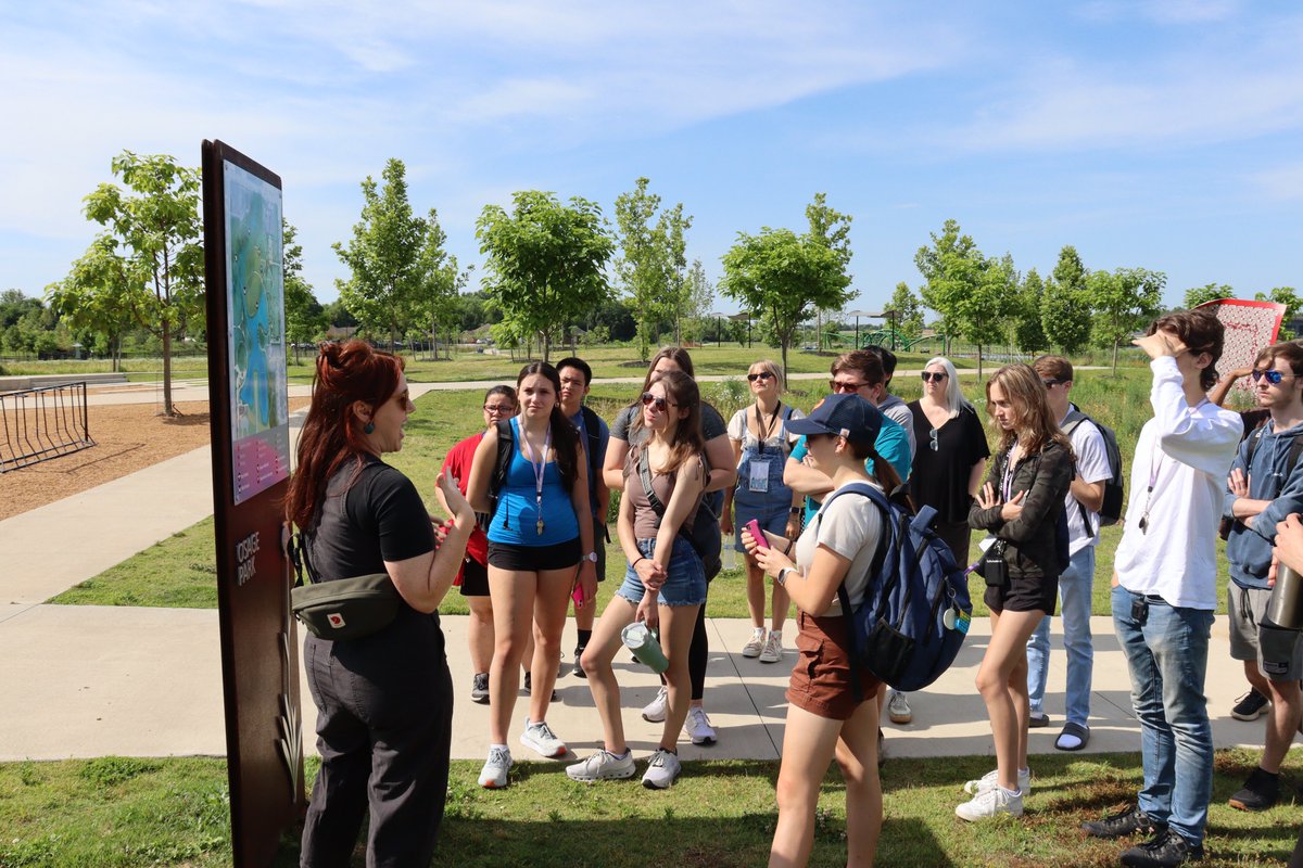 FayJonesSchool's tweet photo. Students in our Advanced Design camp spent the weekend exploring northwest Arkansas. 

#DesignCamp23 #UARK https://t.co/eY58uqfN7y