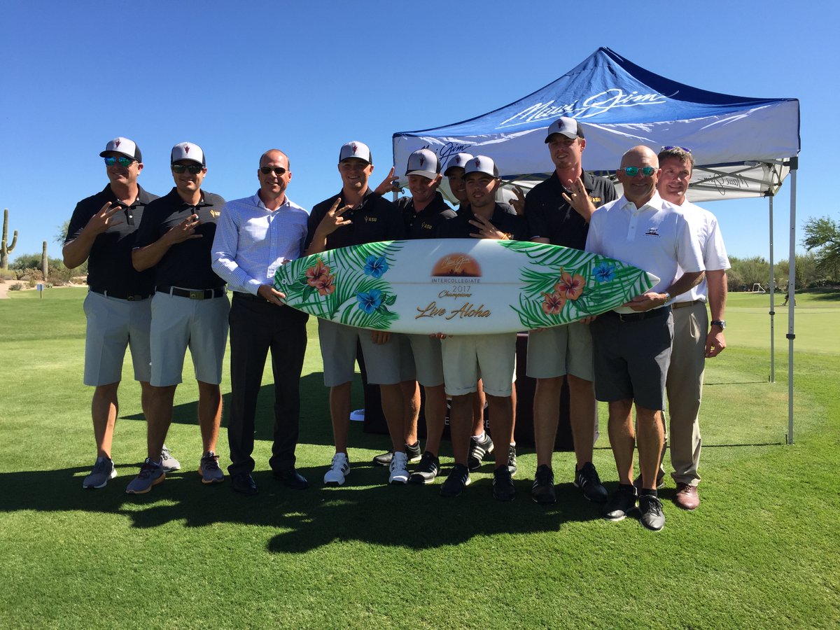sundevilmgolf's tweet photo. Turning back the clock to when @a_delrey58 (Alex Del Rey) won the 2017 Maui Jim title and the team did the same https://t.co/4gSfUMhN5Z https://t.co/360JOegJwV