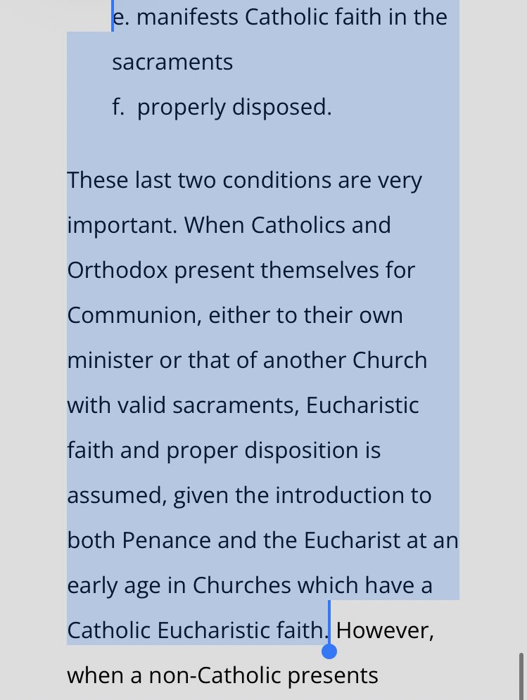 looking further. There are some requirements. None that say you must share the full faith, but that you must share Eucharistic faith - which you do. And there be proper disposition (which is assumed, since people are not generally interrogated prior to receiving the Eucharist)