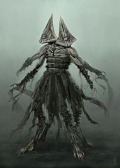 Pyram1d_Head's tweet photo. #PyramidHead #SilentHill #SilentHillRP 
        
                 Is it a dance? 
       This thing we’re doing?
           Where I chase you.
                     Slowly.
         The blade of blessed hell
dragging behind me trailing sparks.
           Is it as beautiful to you? https://t.co/ve6SqeZ2gc