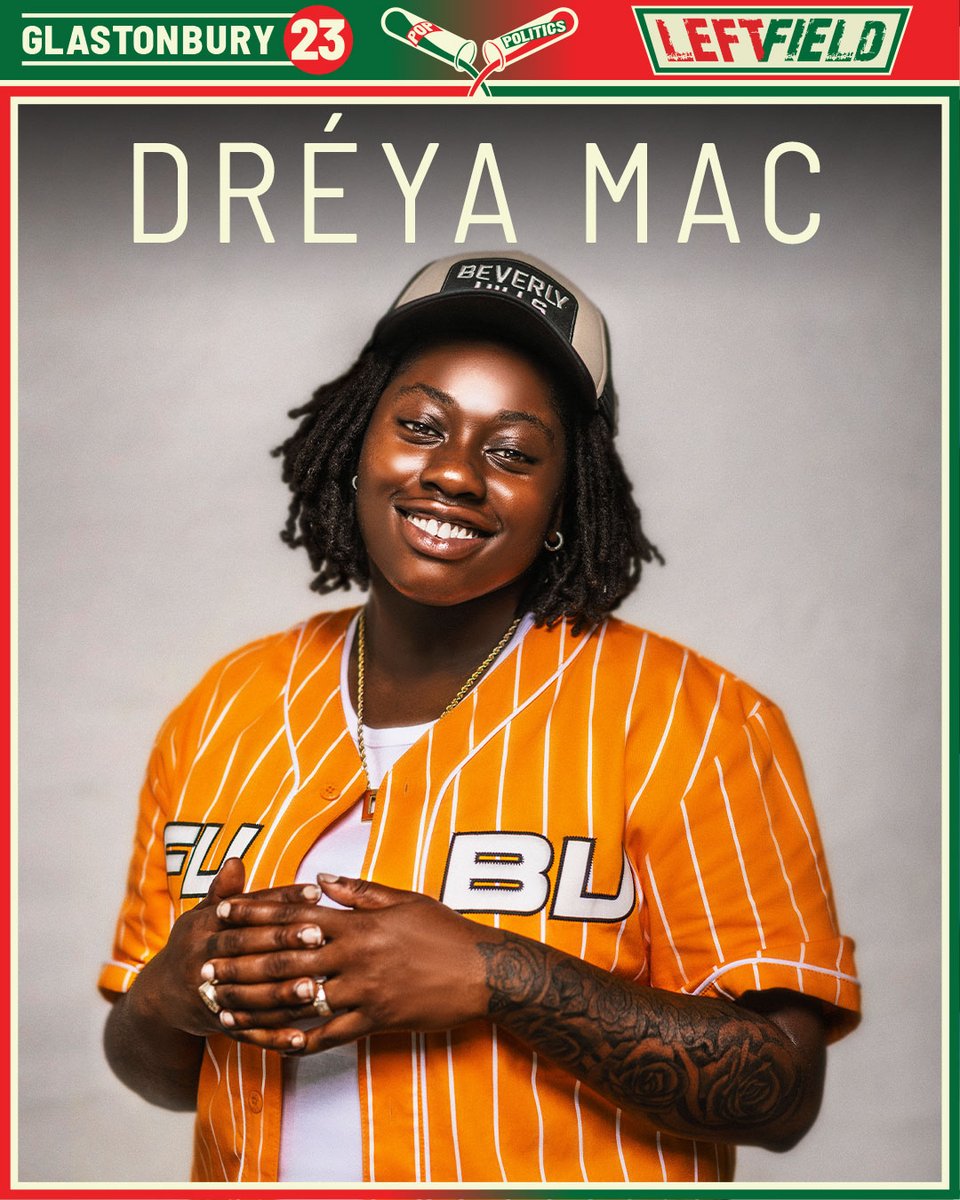 Spotlight 🎪 @DreyaMac rounding up day 2 at @GlastoFest 👉 Dréya’s star quality has enamoured fans globally. Winning a MOBO &amp; highlighted as one of Vogue's 'Musicians to Rule 2022', proving to be an all-round entertainer.

⏰ Sat 24 June, 9:20pm

🎵 sptfy.com/GLF2023