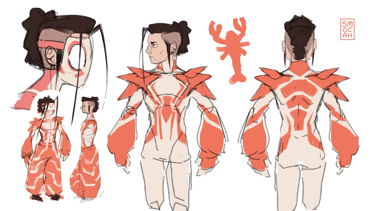 smocahs's tweet photo. #spidersona 🦞🤺🧡 https://t.co/N33tdvstlk