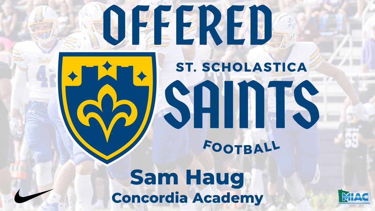 Sam Haug (@samtyhaug) on Twitter photo After a great conversation with <a href="/CoachBremer/">Matt Bremer</a> I'm blessed to receive an offer from <a href="/CSSSaintsFB/">Saints Football</a>!! After a great conversation with <a href="/CoachBremer/">Matt Bremer</a> I'm blessed to receive an offer from <a href="/CSSSaintsFB/">Saints Football</a>!!
