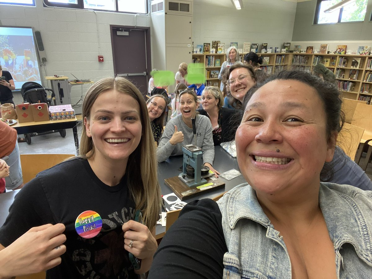 So so amazing to be able to pop by my old home <a href="/MckayPublic/">McKay Public School</a> for their family Pride celebration with some awesome students, families and educators!! 🌈🏳️‍🌈☀️thanks so much <a href="/lizbonn/">Liz Bonisteel-Lateef</a> for all you do to support students, families and community