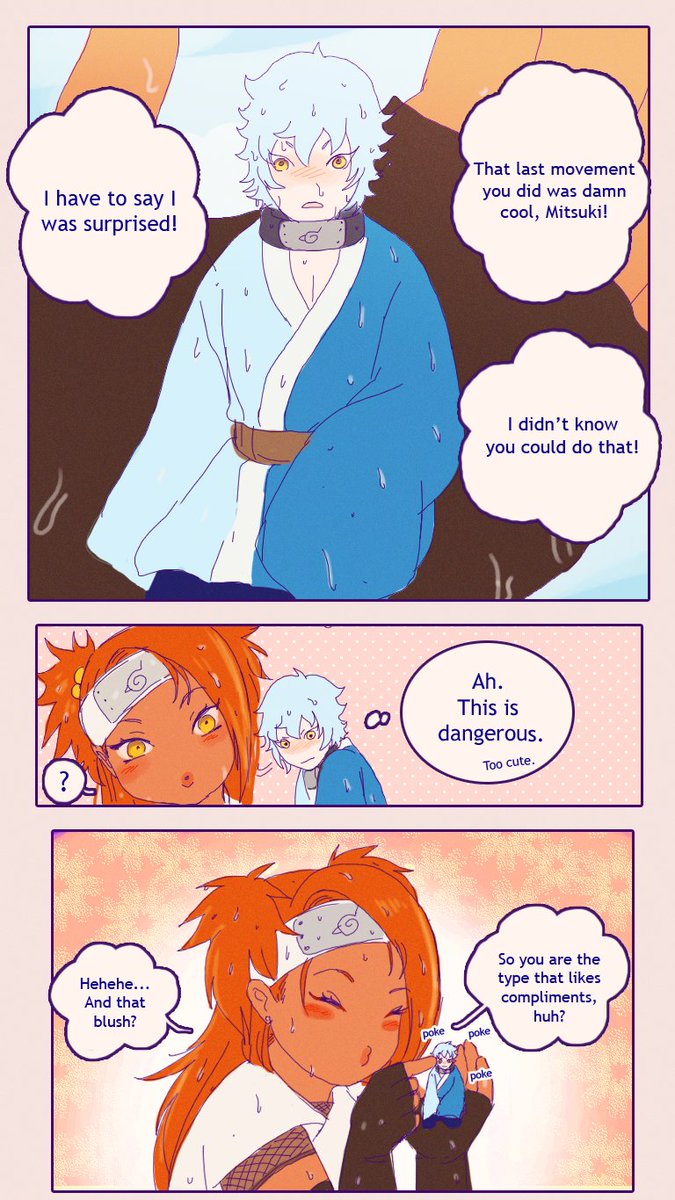 For #mitsucho Monday, a wavy short comic.🌊🌊🌊