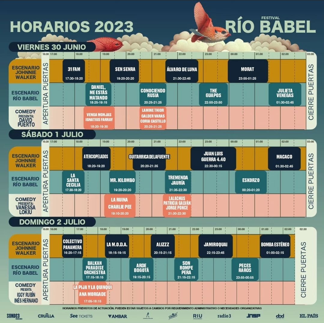 Ya están los horarios de <a href="/FestRioBabel/">Festival Río Babel</a> >> Escuchad las mejores bandas en el programa 31x14 de <a href="/LaFurgoRuah/">LaFurgoRuah</a> con <a href="/alizzzmusic/">Cris</a> <a href="/aterciopelados/">Aterciopelados</a> y <a href="/Eskorzo/">ESKORZO</a> <a href="/Sonde3Prod/">Sonde3</a> >> lafurgoradio.es/the-cannibal-s…