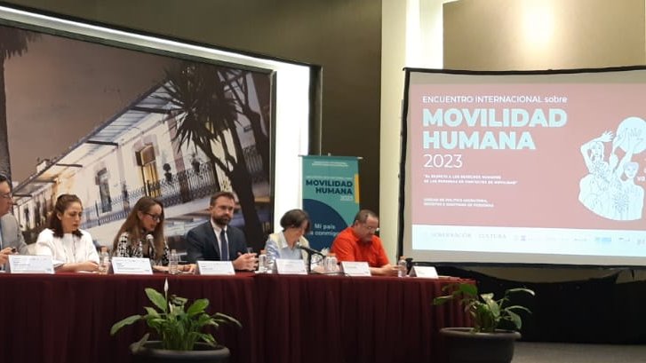 CONAPO_mx's tweet image. El Coordinador de Planeación en Población y Desarrollo, Rodrigo Jiménez, participa en la presentacion de resultados del levantamiento 2022 de las Encuestas sobre Migración en la Frontera Norte y Sur de México #EMIF, realizada por la #UPMRIP de la @SEGOB_mx.