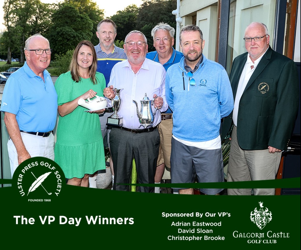 Well done to the winners from our annual VP day at which was held at a sun-kissed @GalgormCastle #golf