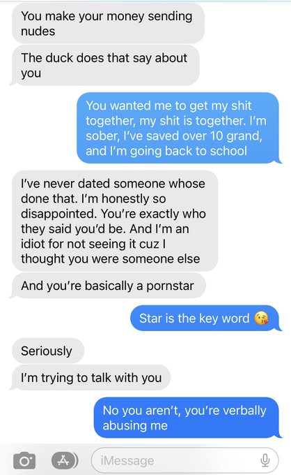 Happy Breakup-iversary to the ex bf who tried to make me quit porn 🥳 https://t.co/vHt1nWUPLV<a href="/tag/newprofilepic"class="tags"><span>#newprofilepic</span></a>