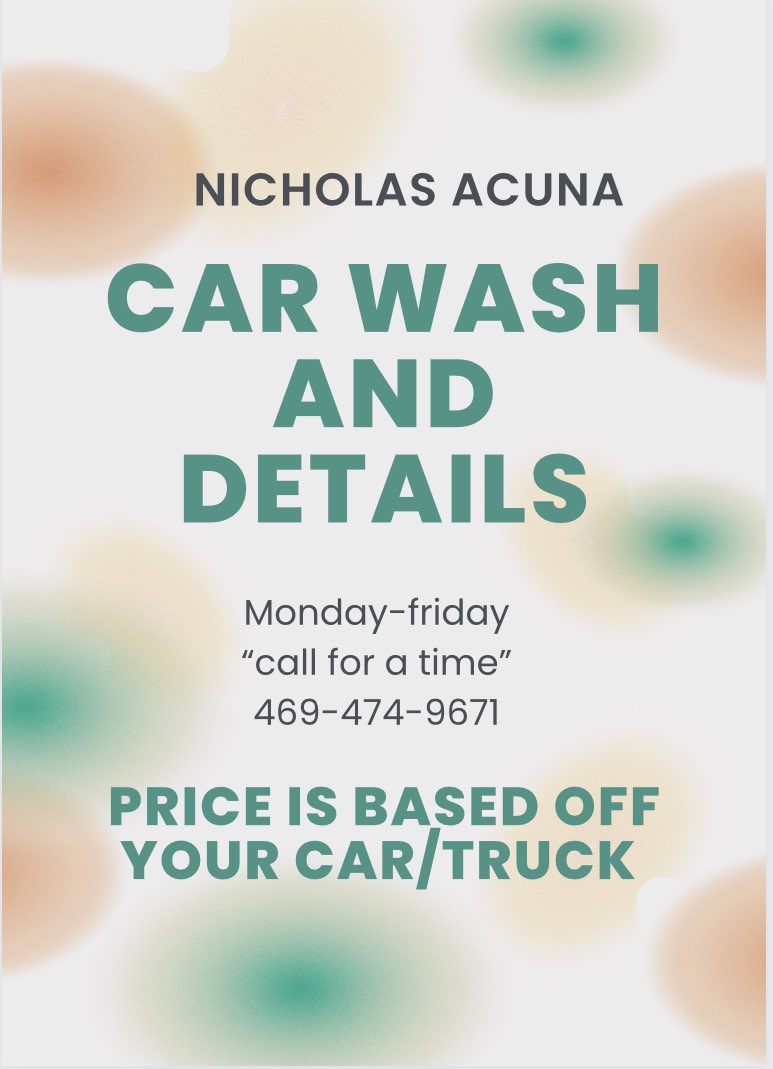 Got a side business going for summer ! Dm me if your intrested!Drop offs only!