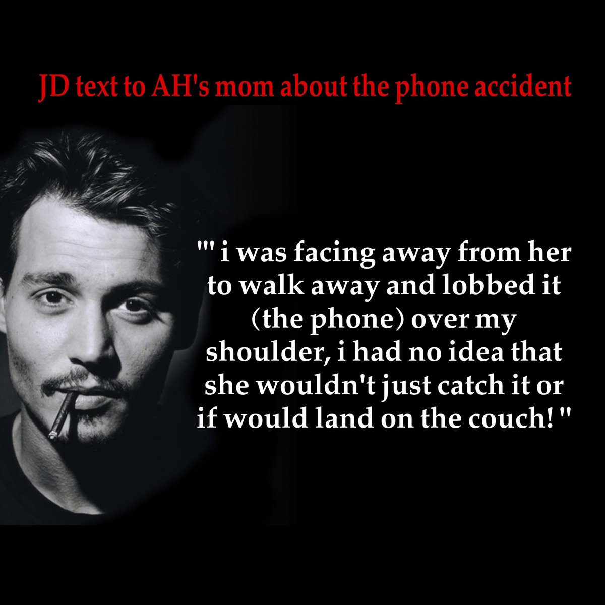 Yeah the liar one is Johnny depp who admitted he throw the phone.#JohnnyDeppIsAWifeBeater