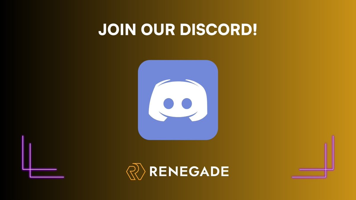 Join our growing @Discord Channel! 🎙️ Learn, grow and explore as we discuss  everything Renegade, #crypto and #blockchain ⛓️ Join here:  https://t.co/JiLIOkz964 #Bitcoin #Exchange #Cryptocurrency