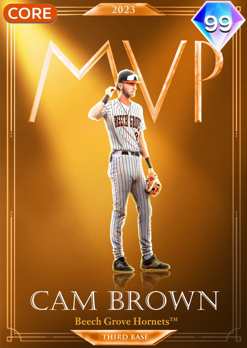 2023 Most Valuable Player (MVP) 
Cameron Brown
@mlb22cardart