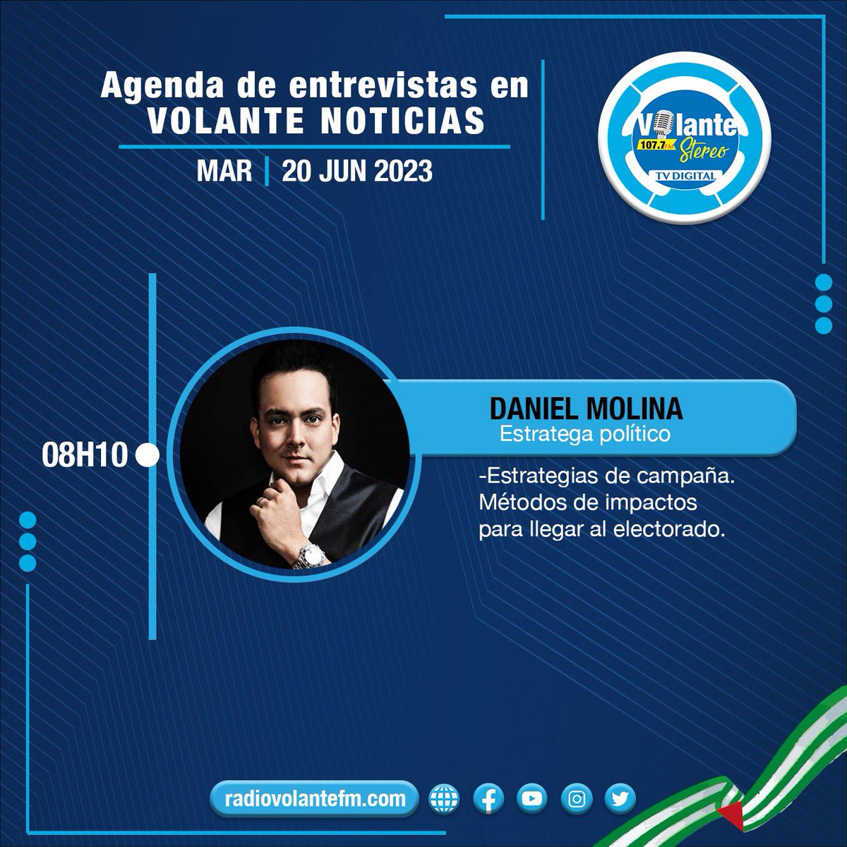 Volante Stereo 107.7 FM tweet media