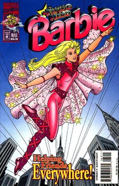 Remember that time Barbie had a series of Marvel Comics?