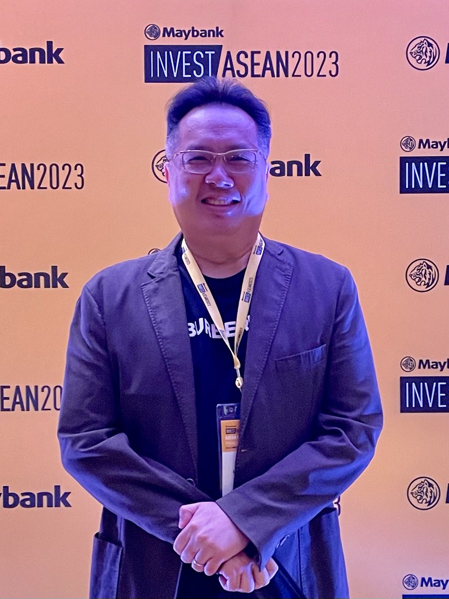 leechoonyau's tweet photo. ASEAN Reboot: Reimagining the future.
Thanks for the invitation and opportunity to learn, @MyMaybank for these 2 days. #alwaysbelearning #alwaysbeinvesting
#alwaysbeinvested https://t.co/IacgjFziyN