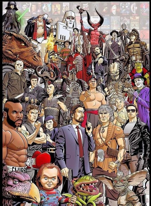 Kazoo Hero Does Movies 🎟 on Twitter "80's Bad Guys by Dusty Abell