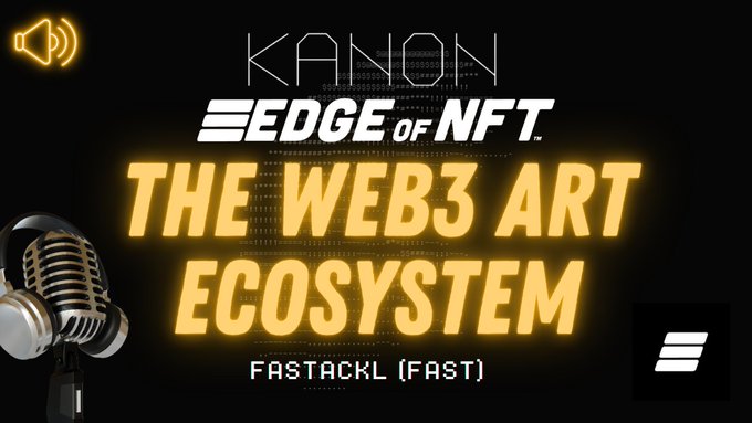 Our recent interview w/ <a href="/fastackl/">fastackl</a> of <a href="/KanonDotArt/">Kanon</a> is up on Youtube📣

Kanon is shifting art and design to #Web3 by building things that align with the incentives of artists and collectors!

📺- bit.ly/3NDon5E