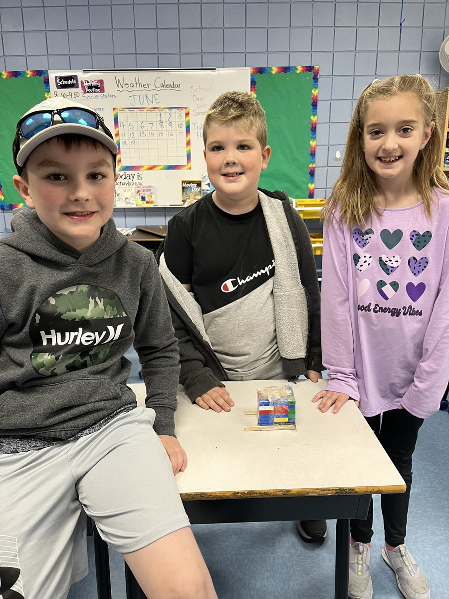 STEM CHALLENGE: Build a building that would sustain during an earth quake (by dropping a book)  #create #collaborate #innovate <a href="/LSASharks/">Labrador Straits Academy</a>