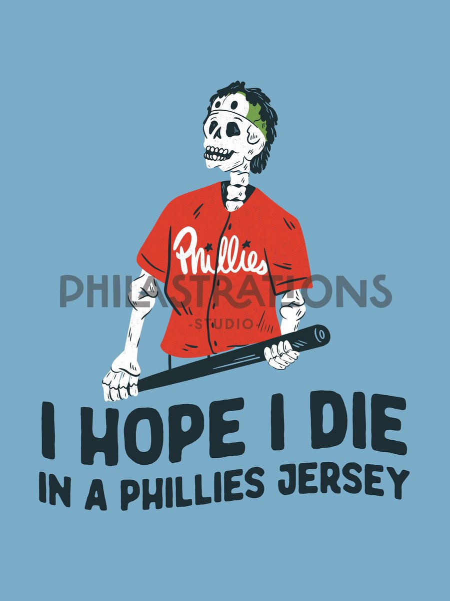Eletees Bryce Harper I Hope I Die in A Philly Jersey Shirt