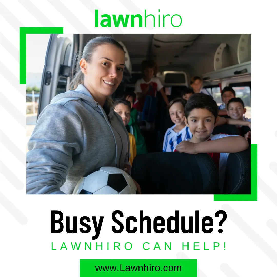 Lawn_Hiro's tweet image. Don&apos;t let a busy schedule keep you from having a beautiful lawn. With Lawnhiro, you can schedule lawn care services same-day, ahead of time, or once a month, so your lawn always looks its best. #LawnCare #SameDayService #RecurringServices #CurbAppeal