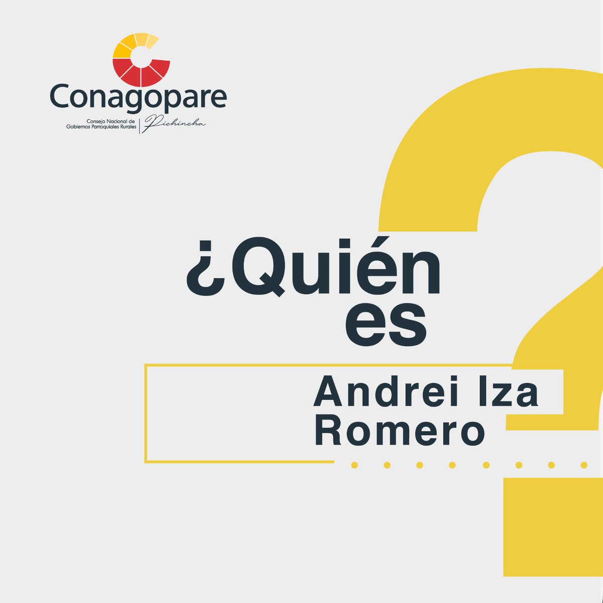 CONAGOPARE-PICHINCHA tweet media