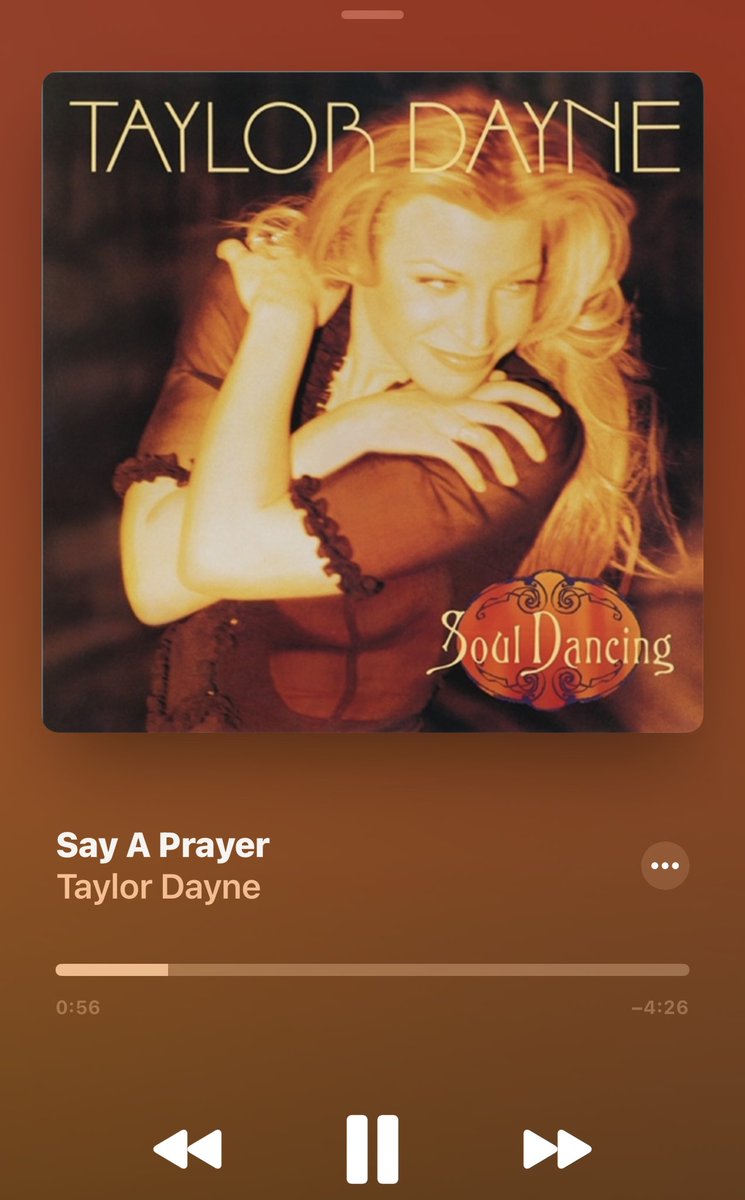 Currently blasting this gem ❤️ #SayAPrayer from my favorite @taylordayne album #SoulDancing 😍🎶🕺🏼