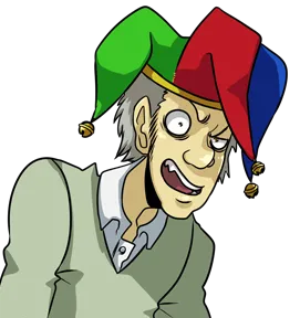 jester_daily's tweet photo. The Jester of the day is... Fallen Fool Garry, from the Weird and Unfortunate Things Are Happening videogame series! https://t.co/FdAgP69M6i