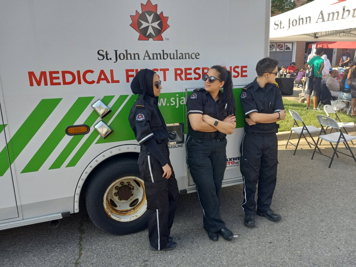 SJABramptonMFR's tweet photo. This past weekend, our amazing MFRs were out supporting community events.
#sja #medicalfirstresponder #volunteers #Brampton https://t.co/chWq7o4bNT