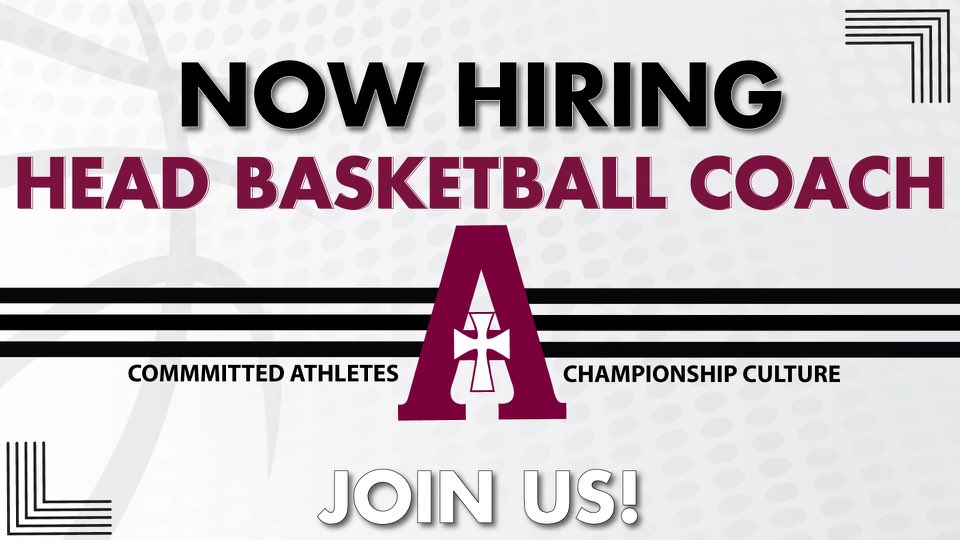 Assumption Athletics is hiring a new Head Basketball Coach. @AHSRockets 

ahsrockets.org/athletics/coac…

#gorockets🏀🚀