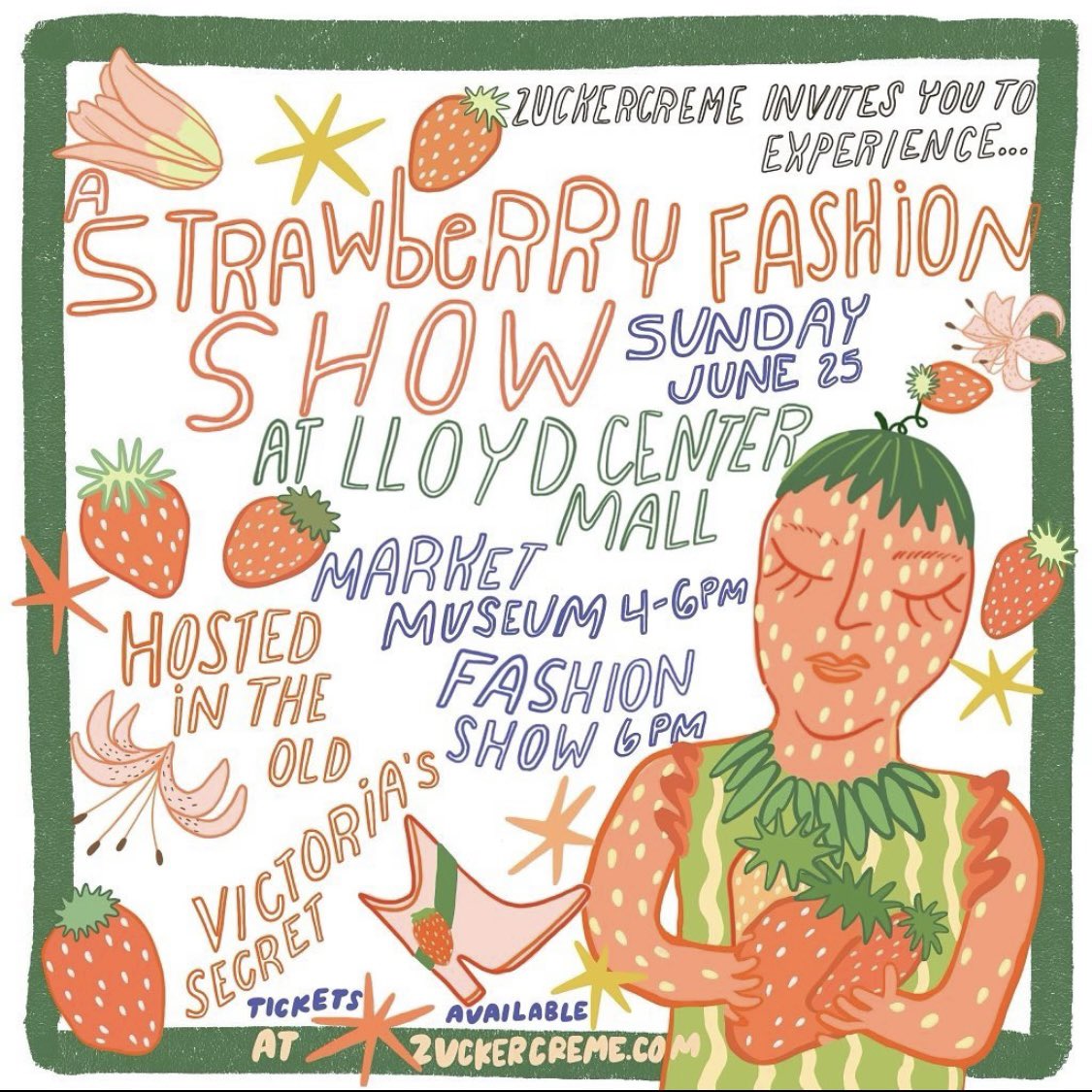 Getting ready for the Strawberry Fashion Show this weekend! Tickets are going fast so don’t miss out!