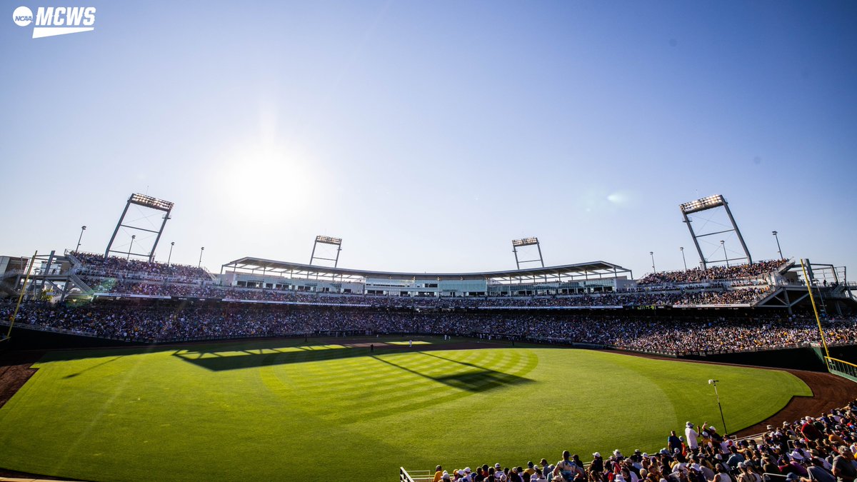 Name a better ballpark…we’ll wait.

#MCWS | #RoadToOmaha | #CWSOmaha