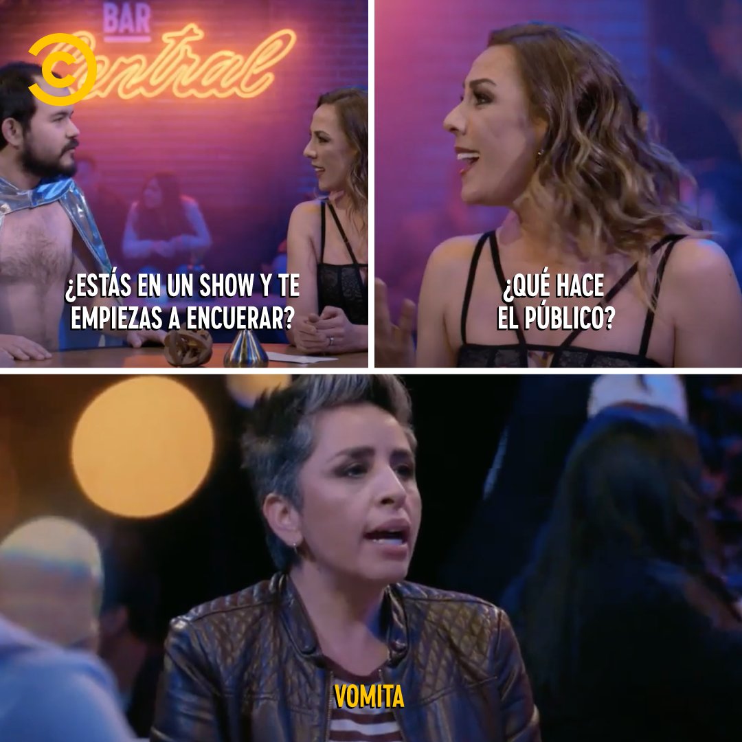 ComedyCentralLA's tweet photo. Seguro es por la gran cantidad de alcohol que ingieren, no hay otra explicación. #BarCentral | @juanescaliente_ @ConsueloDuval @@soylakikis https://t.co/PsOhLQX74I