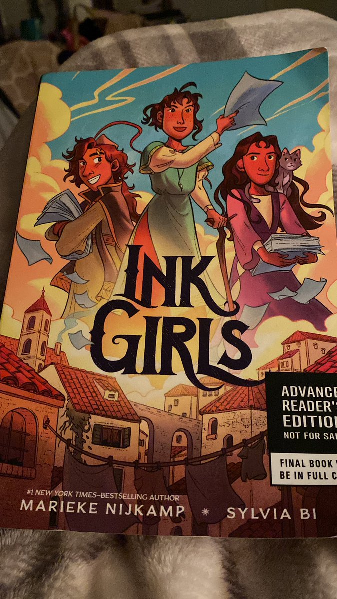 Home from the beach and just finished this graphic novel. Secrets are around every corner & it’s the job of the Ink Girls & the avvisi to expose and share the truth. Everyone should be held accountable. Thanks for sharing with #BookPosse @mariekeyn  @rowatree @GreenwillowBook