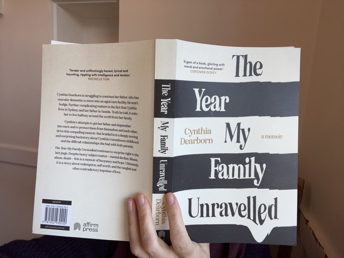 The latest 'What I'm Reading' column in @Meanjin is a rollicking ride through the reading life of Cynthia Dearborn, author of The Year My Family Unravelled, out now from @AffirmPress (let's just say there's been some wrangling over bookshelf space at our place)