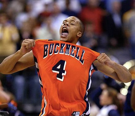 After a great talk with @JohnGriffinIII I am blessed to receive an offer from Bucknell University! @Newman_Hoops