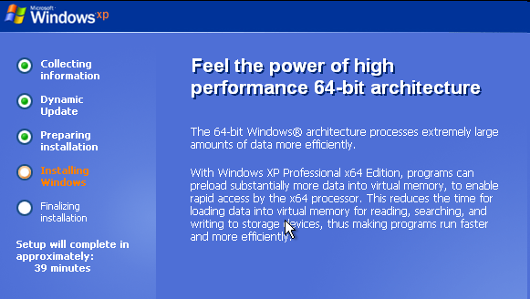 FEEL THE POWER OF HIGH PERFORMANCE 64-BIT ARCHITECTURE