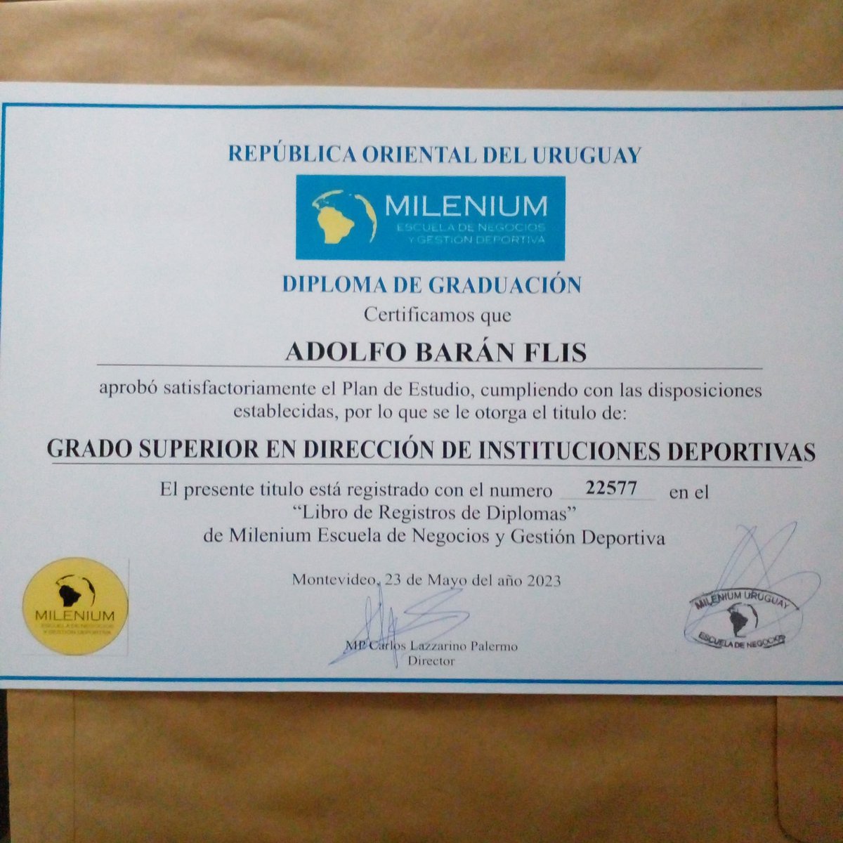 adolfobaran's tweet photo. Entrenador de fútbol profesional, Gerente Deportivo, Analista en marketing , Administración Deportiva y ahora Grado superior en Dirección de Instituciones Deportivas. Cubrir todas las áreas y seguir aprendiendo …. https://t.co/kRzF2JcXm0