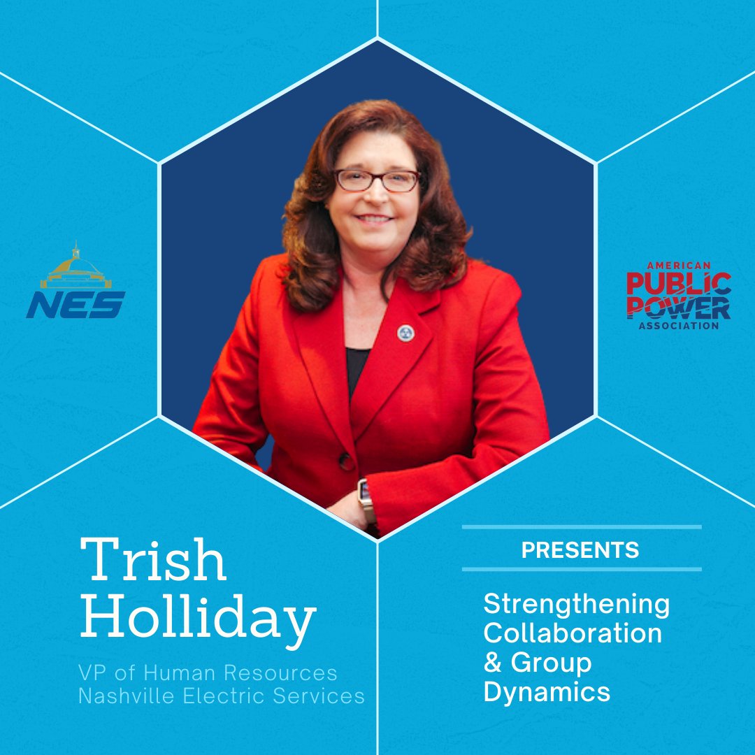 Dr. Trish Holliday, NES, delivered an engaging presentation on group dynamics to APPA National Conference Attendees #publicpower #communitypowered