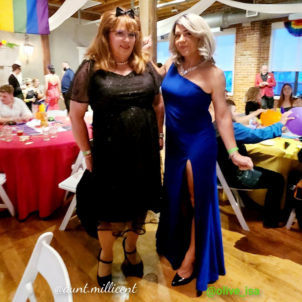 Petite_Millie's tweet photo. Me and my Sweetie attended the Prom at #TriPride this year.  Here are some photos of the festivities.

It was a great event with no politics, hate or nonsense.  Just fun!  We are OUT here!

#crossdressing #transisbeautiful #trans #pride
💖🎀🏳️‍⚧️⚧️ https://t.co/Zf339KJ36U