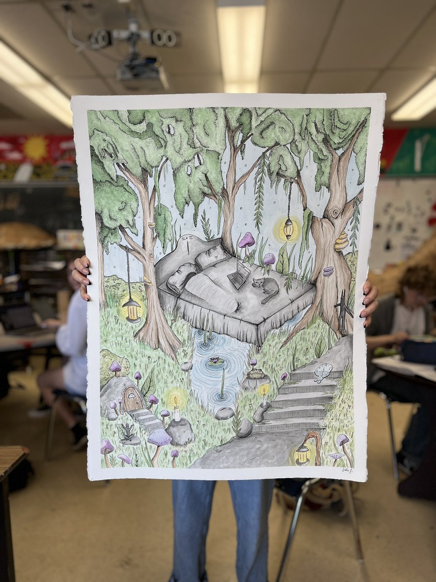 MrJeans's tweet photo. The best part about the end of the year is gazing upon the INCREDIBLE final projects! So much talent! #creativekids #originals #studio122 @HumberviewArts @HumberviewSS https://t.co/AomzMdclu0