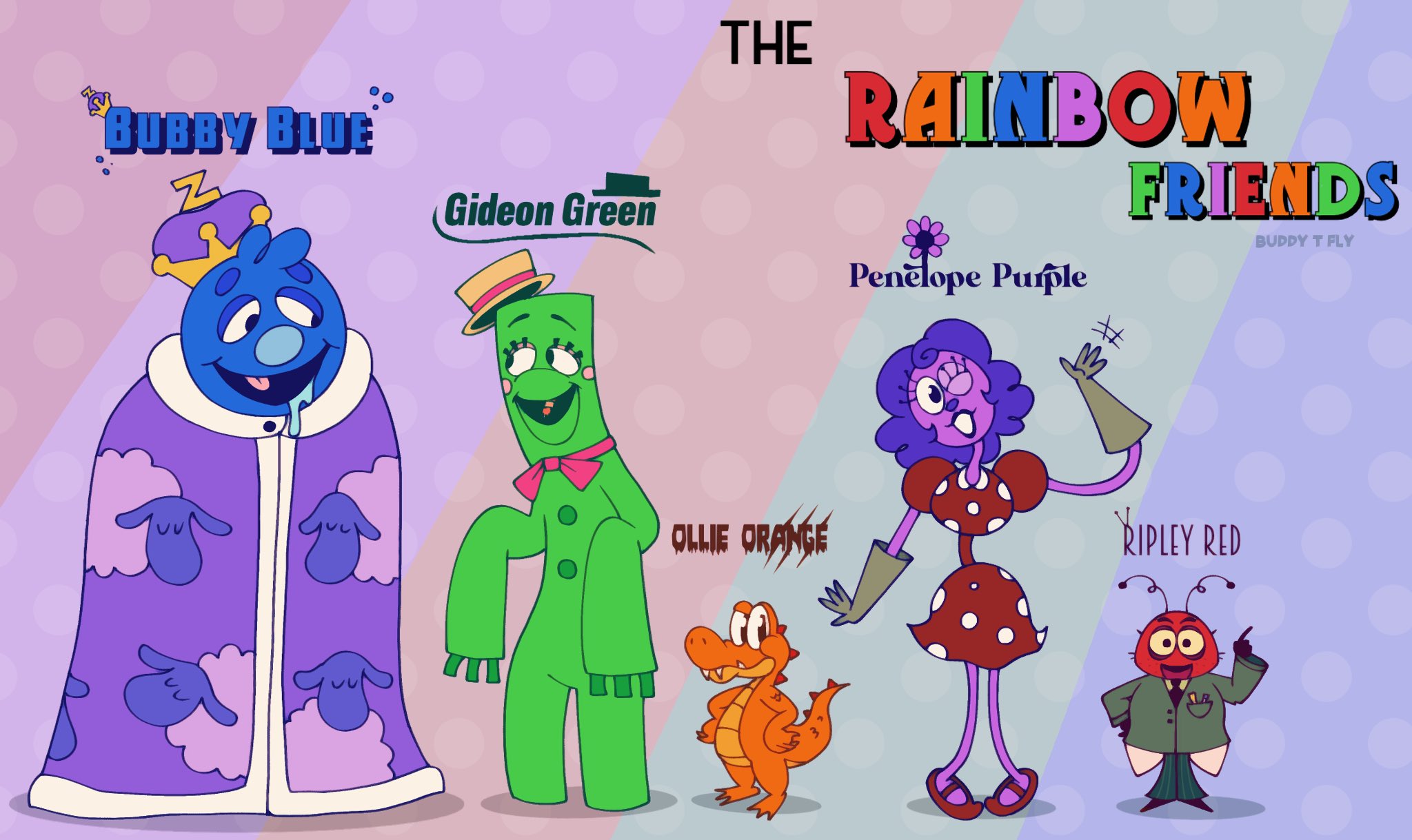 Rainbow friends: No i did not forget Purple by readelover on DeviantArt