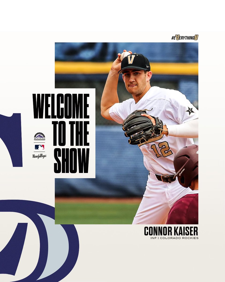 VandyBoys's tweet image. From Nashville to the The Show. ⭐️

Congrats Connor👏

#VandyBoys | #eVerythingU!