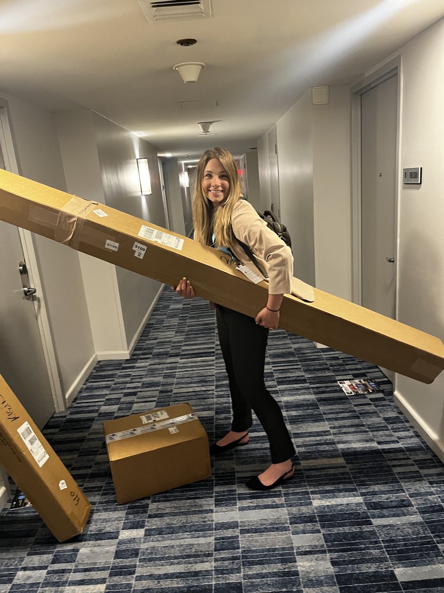 PSNI_Hailey's tweet photo. Shoutout to the myriad of #AVTweeps who have become friends who love to point out that my life is weird. 😂
Last week, I'm juggling trade show life at #InfoComm23. Then the weekend hits and I'm off catching kitties. #balance #okwithit https://t.co/dvtZq1HDeE