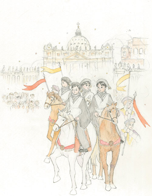 KatsuyaGoto's tweet photo. “But see, we can’t be stuck on our modern notions of who would have made the #best_envoys. Those boys, whom #Valignano called the churches’ ‘#first_ears_of_rice,’ were #second_generation_Christians. They had not reached the age of #consciously_choosing_their_own_religion. https://t.co/6OMFYsnqYb