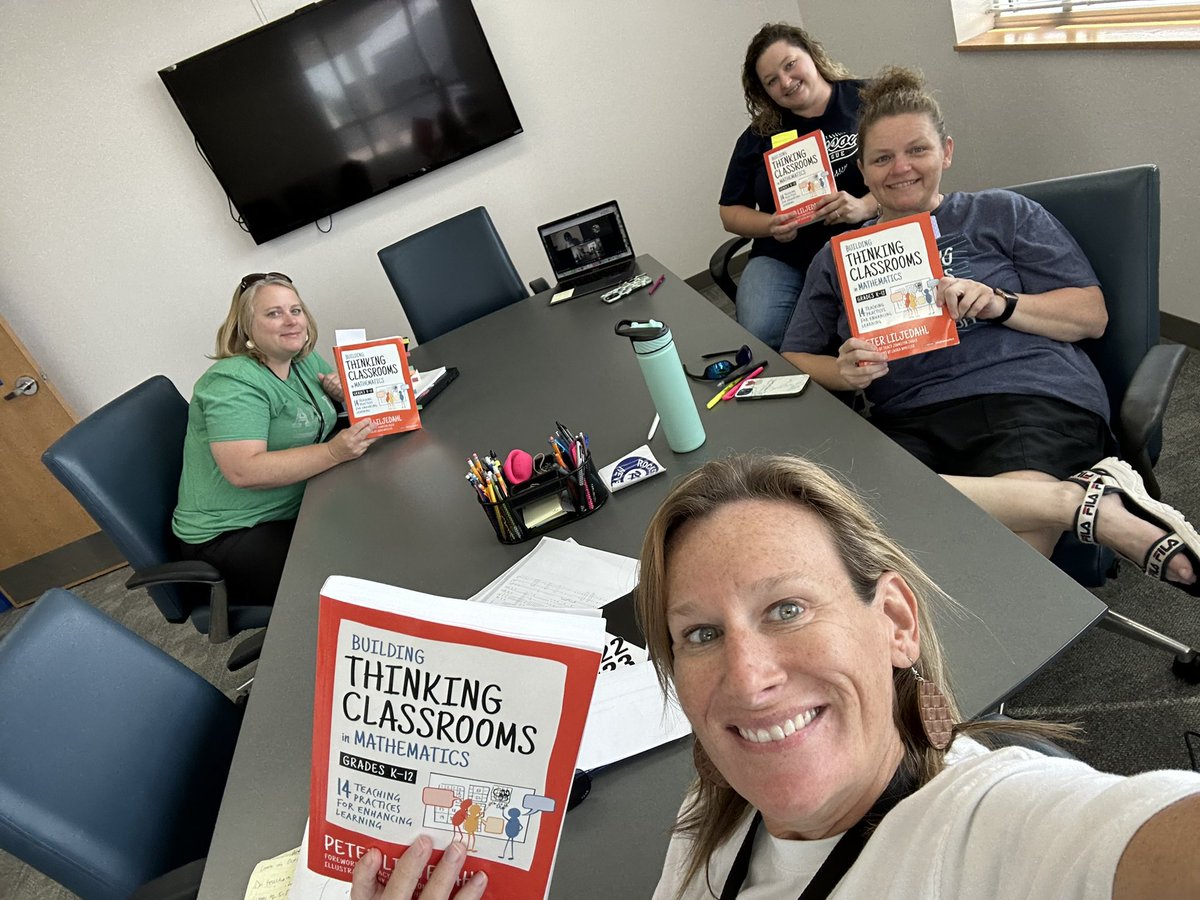 Enjoyed finishing up our book study on Building Thinking Classrooms. Can’t wait to implement what we have learned. @robinsonisd @RISgreatness @pgliljedahl #robinsonisd