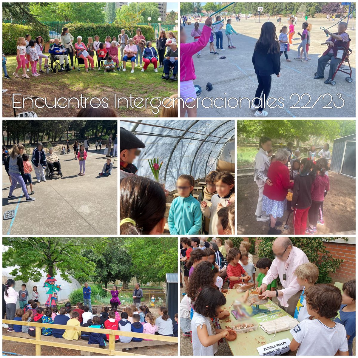 Promoviendo momentos compartidos con personas mayores, de nuestro entorno cercano o no. En recreos y actividades buscamos tiempos para el encuentro intergeneracional. Aprendiendo vida. Sembrando cariño. Practicando cuidado y respeto. Disfrutando. Gracias por vuestro tiempo.