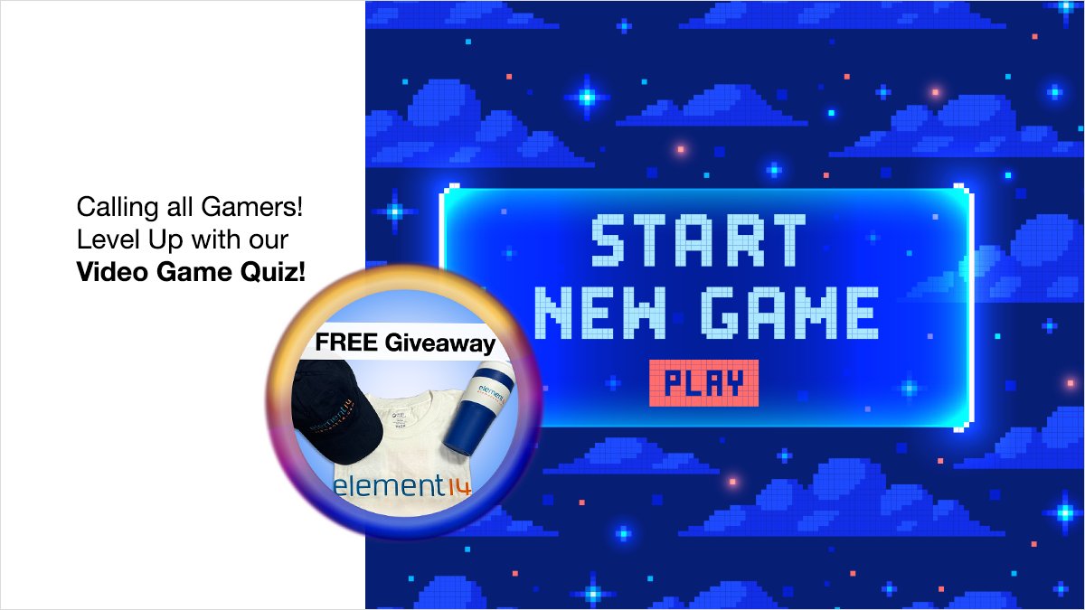 What do you know about the history of video games and the modern-day tech that powers them? Test your knowledge and learn more with our video game quiz, and you could win element14 community swag! bit.ly/3X8sLfY