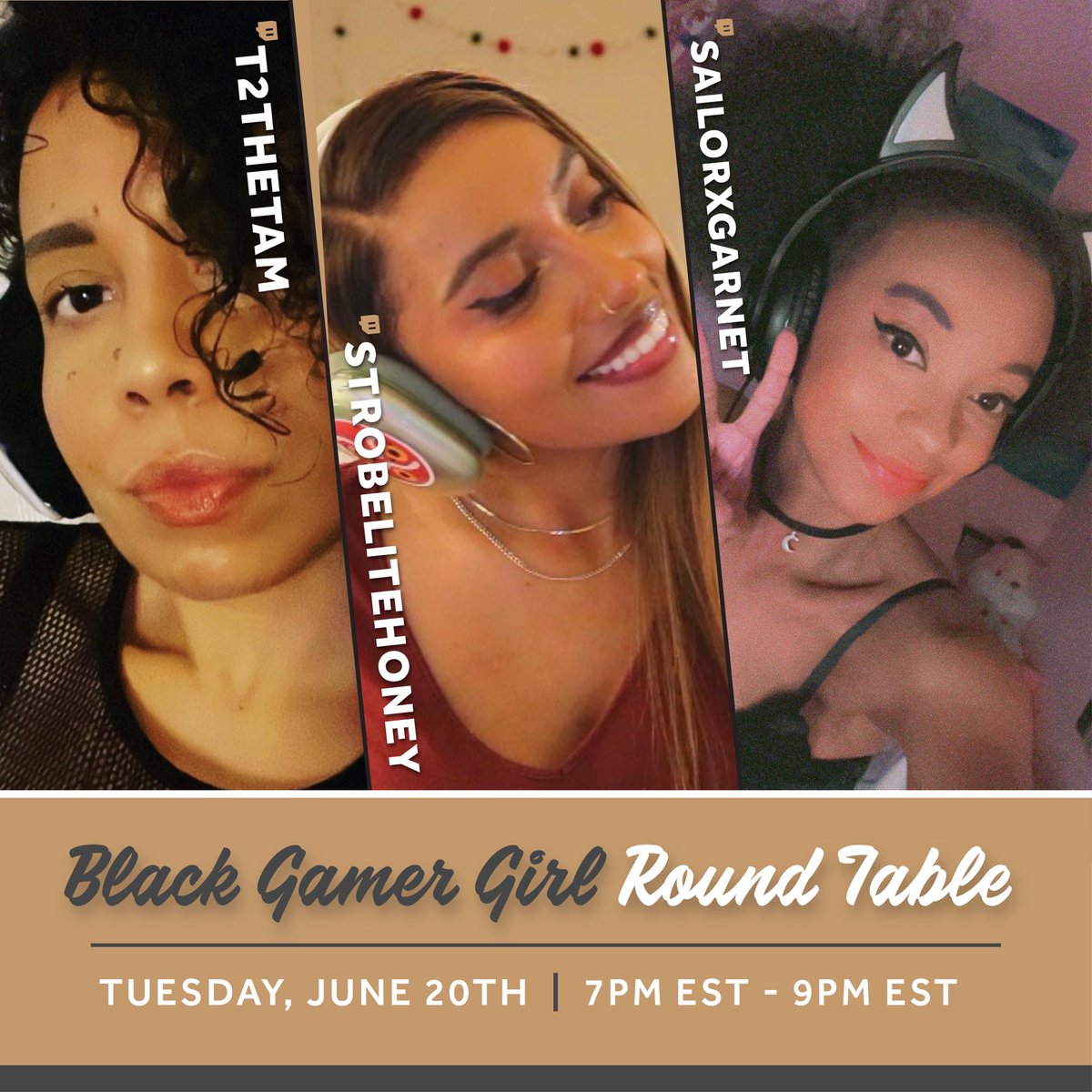 So excited to have been invited to this! Thank you @lahnakane Let’s do this ladies! @Strobelit_Honey @sailorxgarnet 💋🔥 #juneteenth #Juneteenth2023 #cookout #JuneteenthDay #blackgamergirls #blackwomen #femalegamers #podcast #blackcreatives #gamers #LGBTQIA #bhfyp #gamergirl